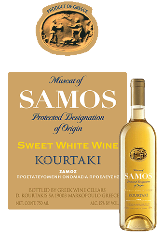 Kourtaki Samos Sweet Wine of Muscat Grapes